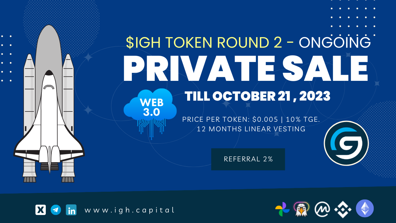 Seize the Opportunity: IGH Capital Private Sale Round 2 Now Live!